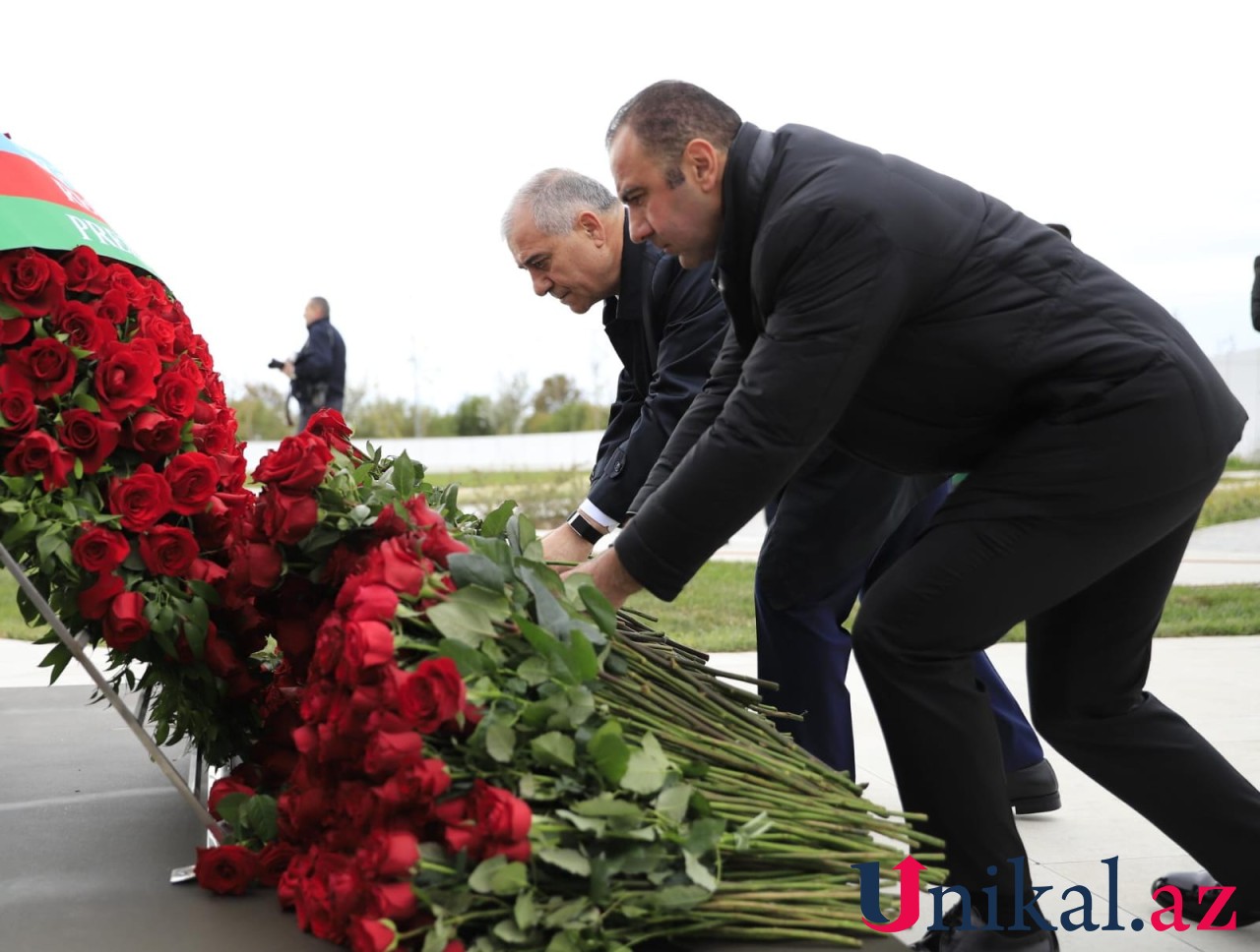 Əli Nağıyev və Orxan Sultanov Zəfər parkını ziyarət etdi - FOTO